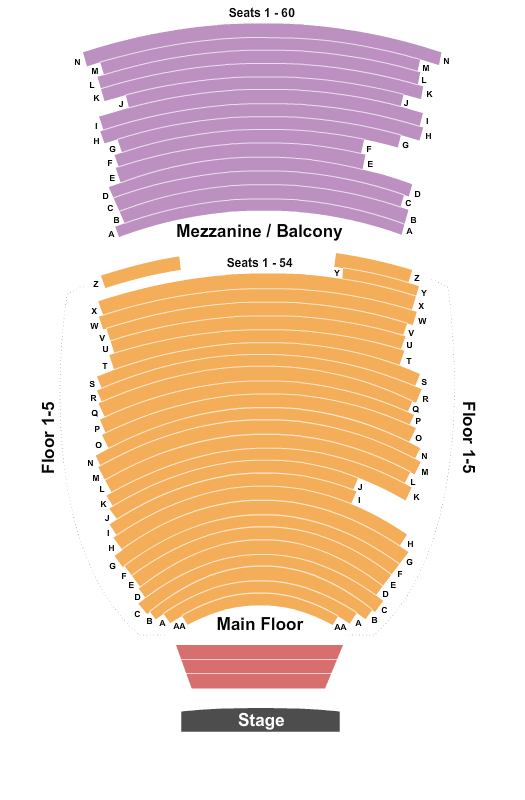 Morrison Center For The Performing Arts The Book of Mormon Seating Chart